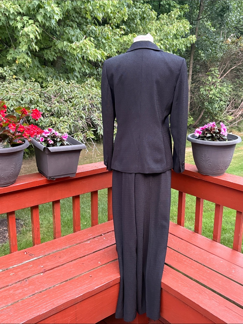 NWOT ladies Kasper Pinstripe Pantsuit - Picture 2 of 12